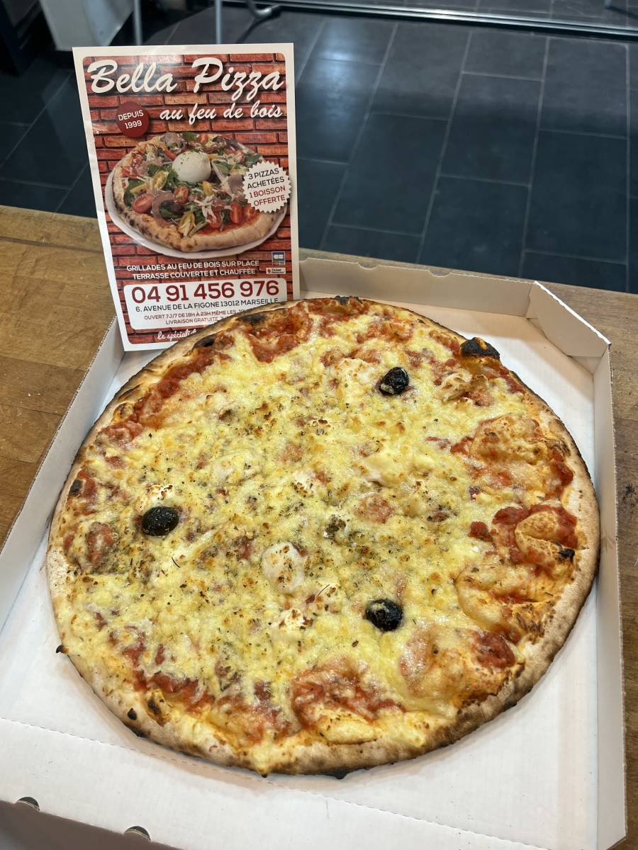 Pizza chèvre emmental